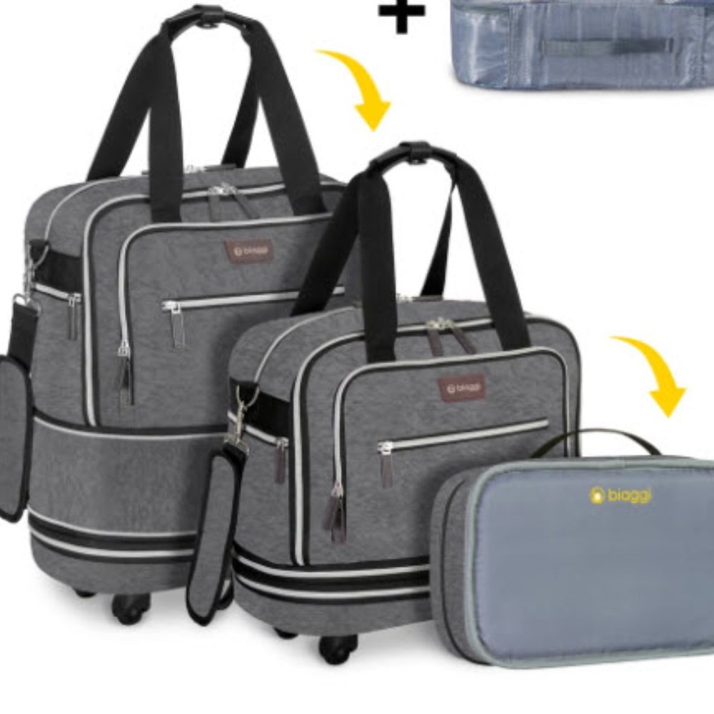 Biaggi expandable under-seat carry-on